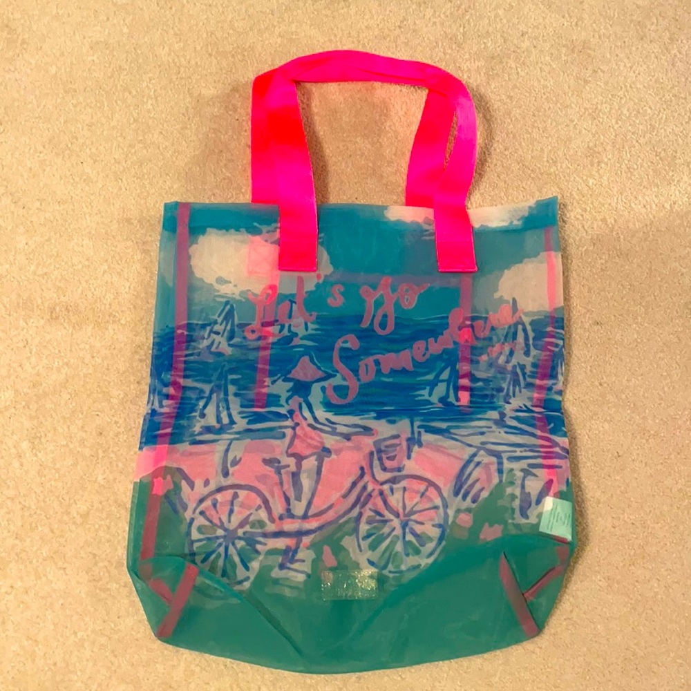 Lilly Pulitzer Mesh Tote Bag